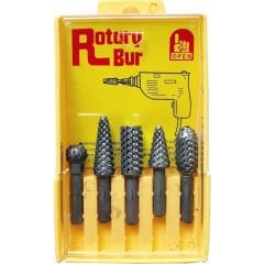 ROTARY BUR - 5'Lİ AHŞAP TÖRPÜ SETİ