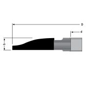GÖBEKLİ PROFİL FREZESİ 45 MM KAVİSLİ MODEL