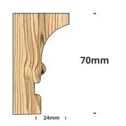 GÖBEKLİ PROFİL FREZESİ GENİŞ KAVİSLİ KORDONLU MODEL