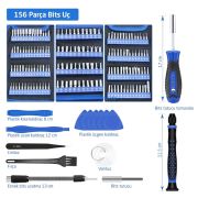 UF-Tools KS800170 Präzisions-Bit-Schraubendreher-Set, 170-teilig