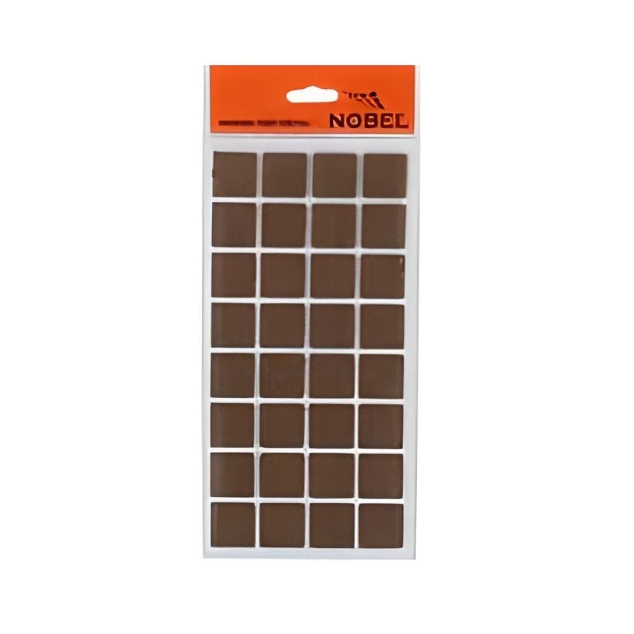 YAPIŞKANLI 20X20 KARE KEÇE KAHVERENGİ