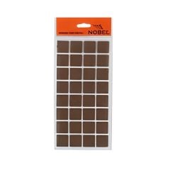 KLEBENDES 20X20 QUADRATISCHES FILZBRAUN