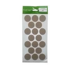 KLEBENDER 3 CM RUNDER BRAUNER FILZ
