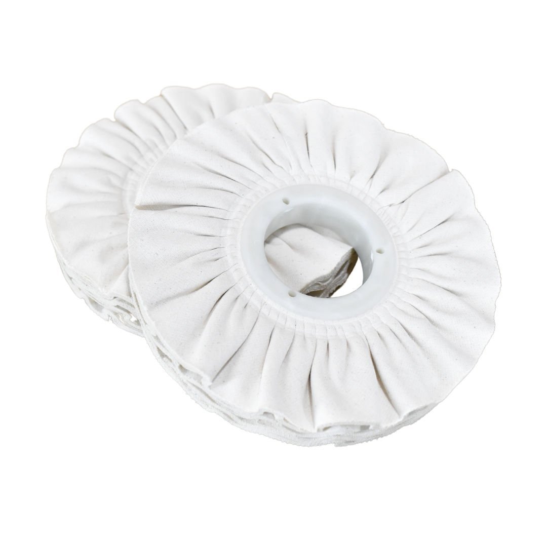 POLISHING FELT DIAMETER 18CM - CORE PLASTIC 5CM