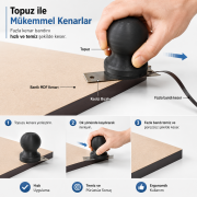 PVC KENAR BANT KESME KESME APARATI